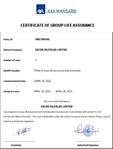 ESCON----GROUPLIFE-CERT